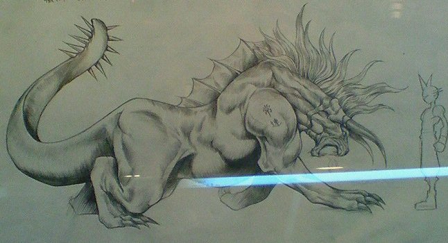 FFVII Behemoth sketch