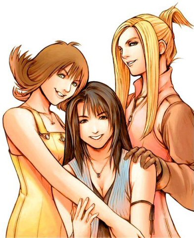 Rinoa, Selphie, and Quistis