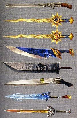 Gilgamesh's swords