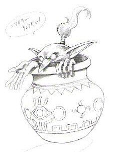 FFVII Magic Pot concept sketch