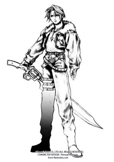 Squall character sketch