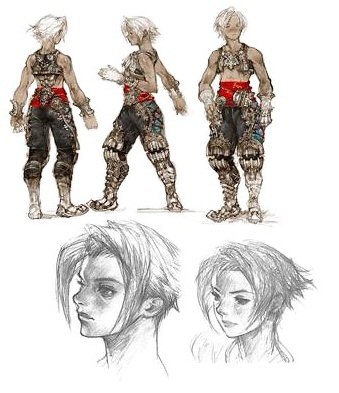 Vaan character sketches